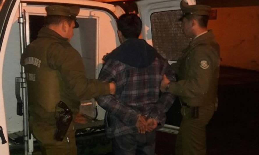 Carabineros detuvo a sujeto por homicidio frustrado en Valdivia