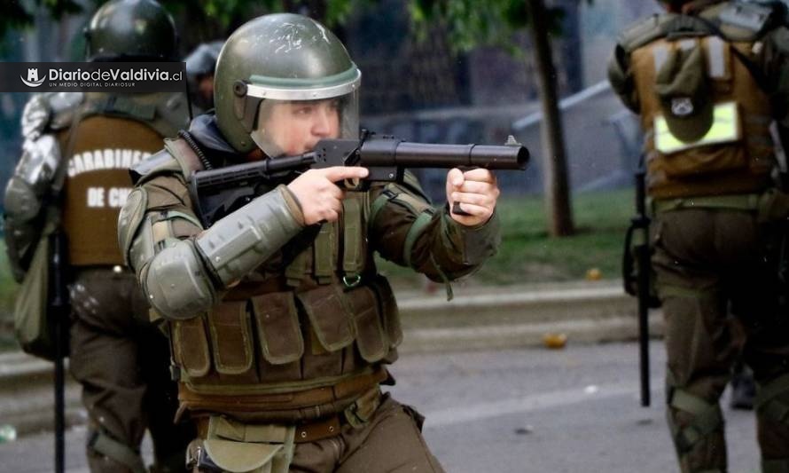 Carabineros anunció que suspende uso de escopetas antidisturbios 