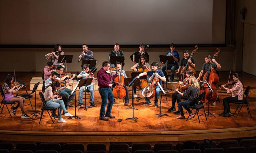 Este jueves: Orquesta de Cámara de Valdivia se presenta en el Teatro Cervantes