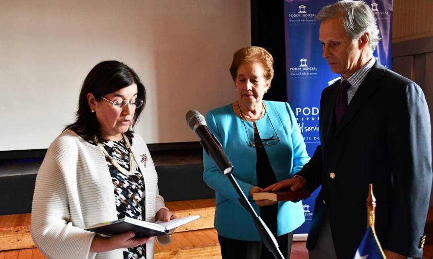 Ministra María Soledad Piñeiro asume presidencia de la Corte de Apelaciones de Valdivia
