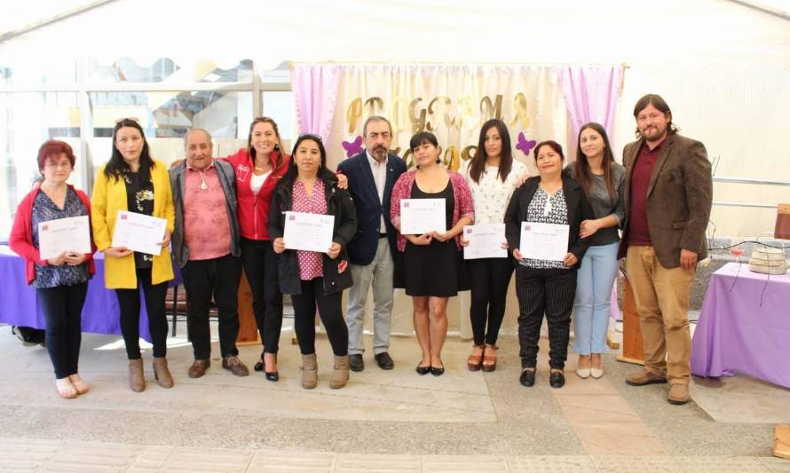 37 Mujeres fueron certificadas en lanzamiento del Programa Mujeres Jefas de Hogar en Mariquina