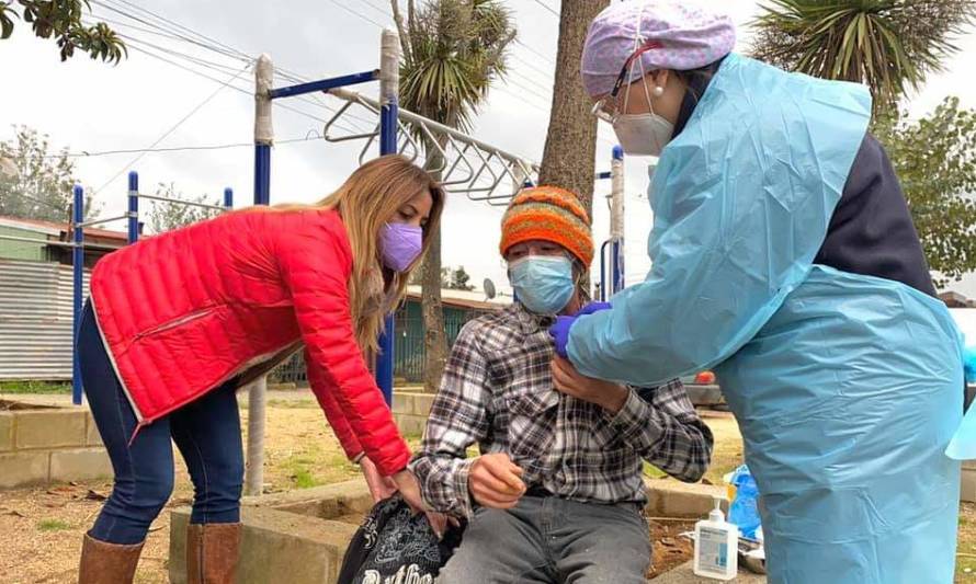 Un 80% de las personas en situación de Calle están vacunadas en Los Ríos