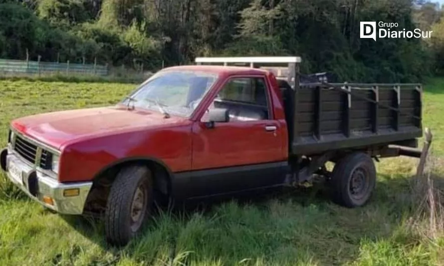 Carabineros de Futrono recupera camioneta robada horas antes en Paillaco