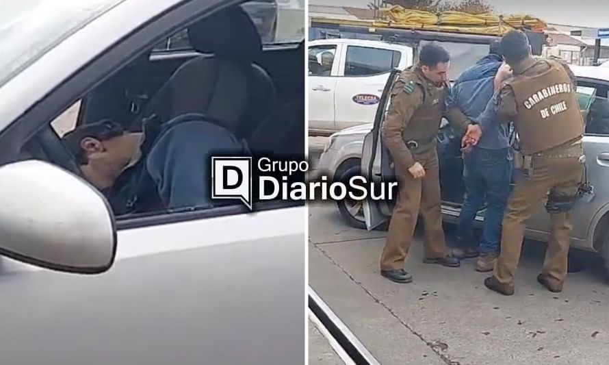 Chofer de "sueño pesado" fue despertado y detenido por Carabineros: cargaba combustible en Osorno