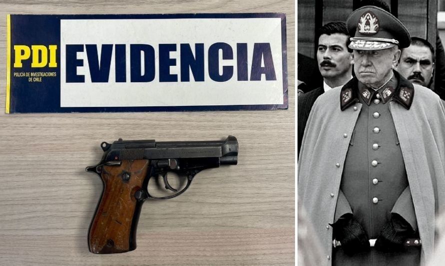 En Valdivia incautan arma que era de Augusto Pinochet