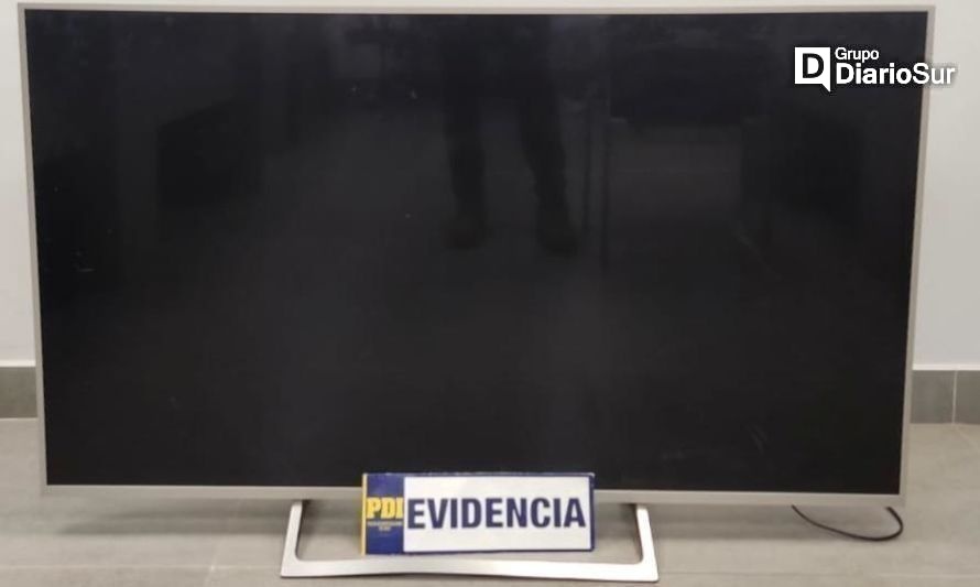 Por receptación de un televisor detienen a una mujer en Valdivia