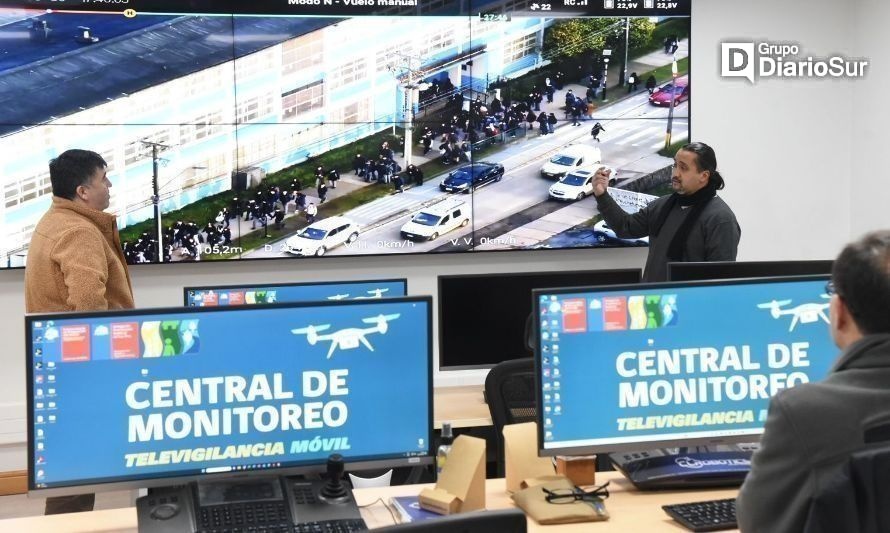 Balance positivo: Programa de Televigilancia Móvil de Los Ríos realizó más de 5 mil controles