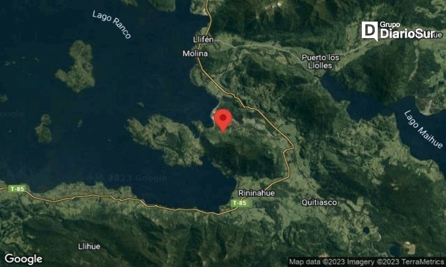 Esta noche: Una persona murió tras incendio en Riñinahue, Lago Ranco