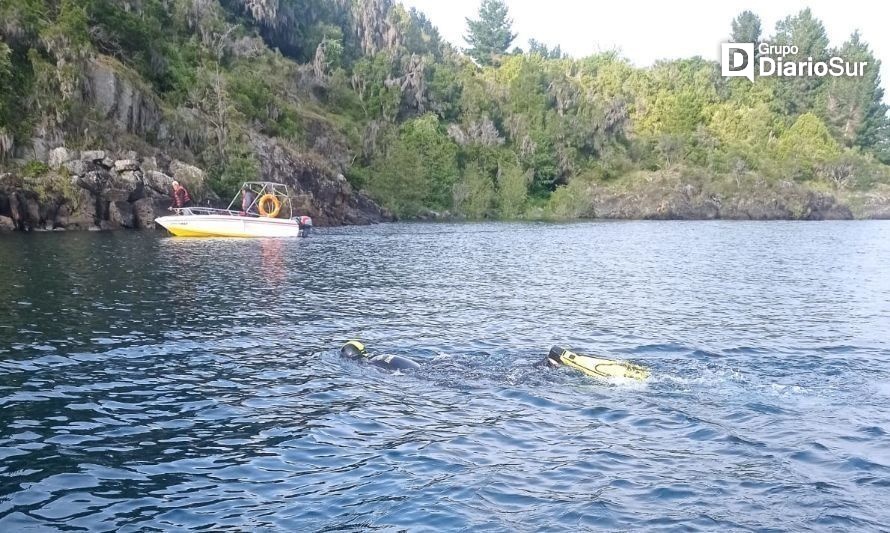 Última hora: Buscan ocupantes de embarcación que volcó en el lago Ranco