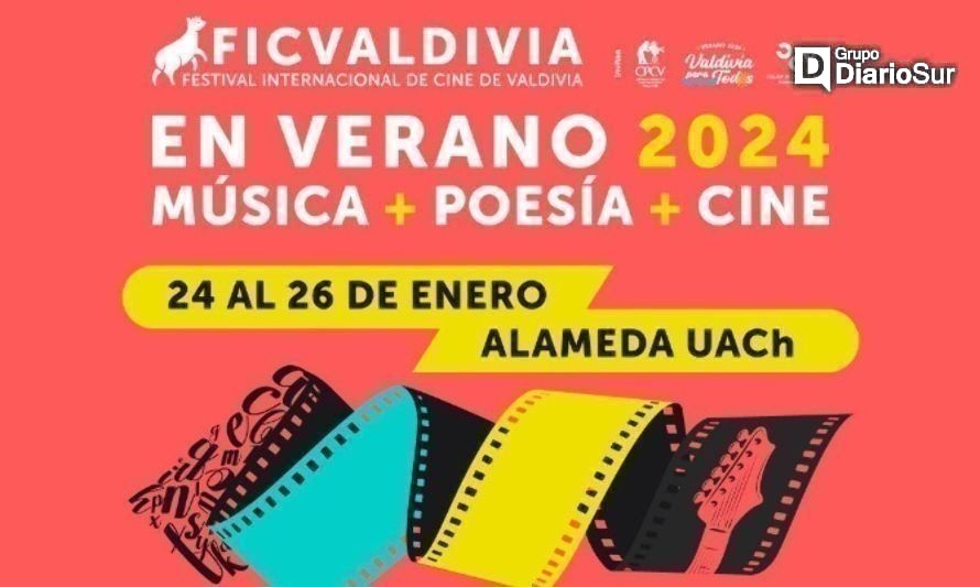 FICValdivia en Verano: música, poesía y cine en pantalla grande y al aire libre