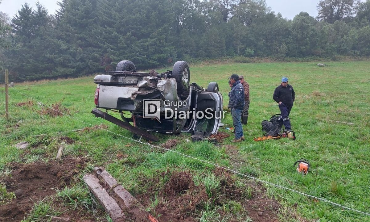 Reportan nuevo accidente vehicular en ruta Futrono-Nontuela