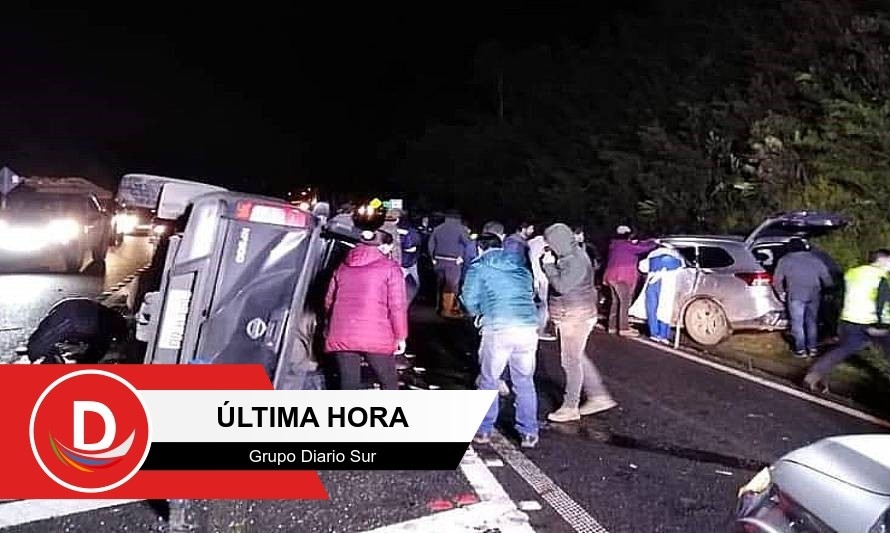 Cuesta El Cero: accidente dejó varios lesionados