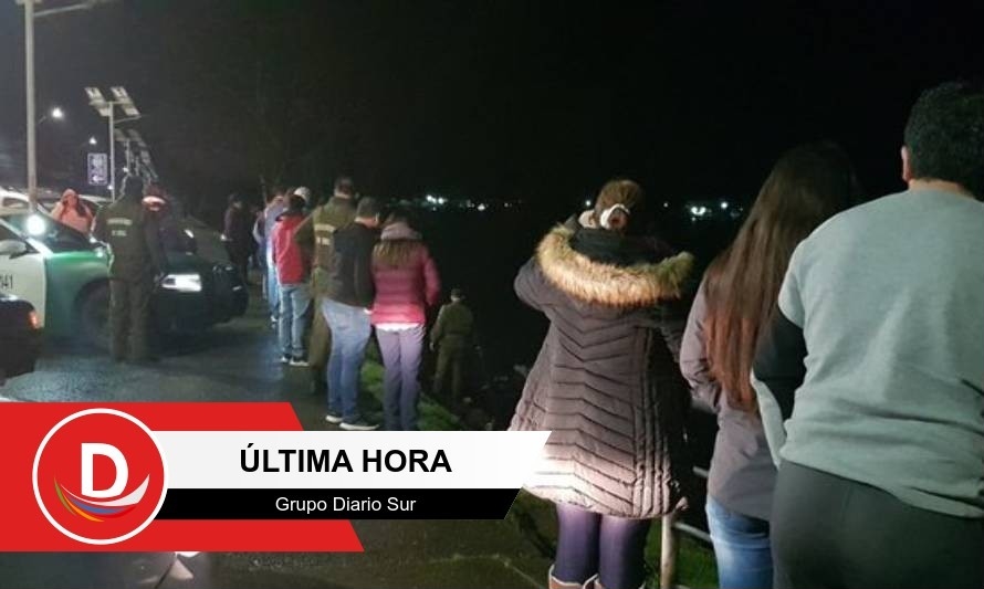 Rescatan a mujer que cayó al río Calle Calle en Valdivia