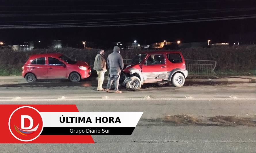 Carro de arrastre suelto causó choque en salida sur de Valdivia